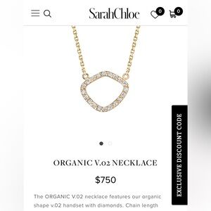 Sarah Chloe diamond necklace